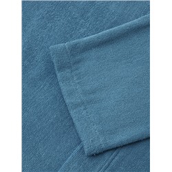 Халат мужской «Экономь и Я», размер 52-54, хлопок 100%, морская волна