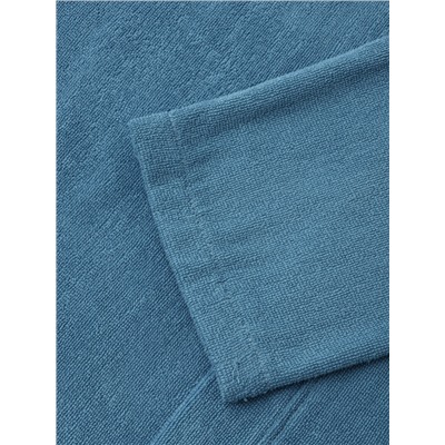 Халат мужской «Экономь и Я», размер 52-54, хлопок 100%, морская волна