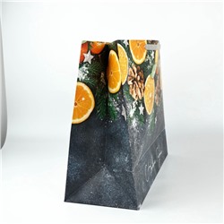 Пакет подарочный новогодний ламинированный «С Новым годом», XL 49×40×19 см