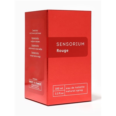 Туалетная вода женская Sensorium Rouge, 100 мл