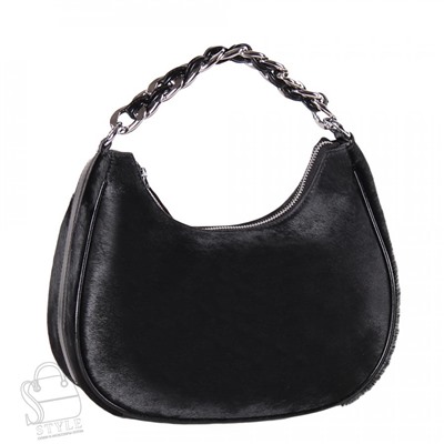 Сумка женская кожаная 3242Q black Polina&Eiterou