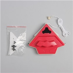 Магнитная щётка для мытья окон с двух сторон Доляна, треугольная, с водосгоном, на стекло 3-8 мм