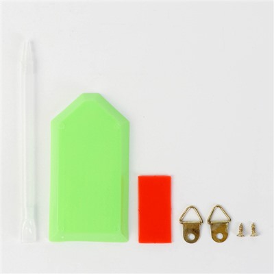 Алмазная мозаика с полным заполнением на холсте с подрамником «Карпы», 30×40 см