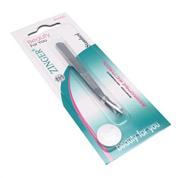 Zinger Пинцет для бровей дугообразный скошенный / Standard 86053 S, серебристый 2379