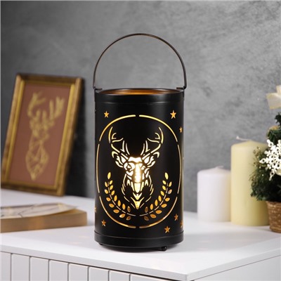 Фигура световая «Величавый олень», 12.3×21 см, 1 LED. батарейки АААх3 (не в компл.), свечение тёплое белое