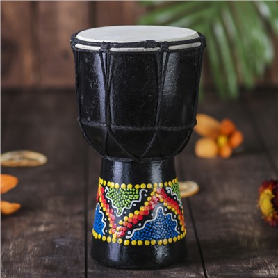 Сувенирный музыкальный инструмент «Барабан Джембе», 20 см, МИКС