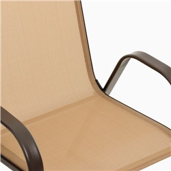 Стул садовый, бежевый, 70 x 54 x 89 см, нагрузка до 120 кг