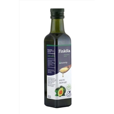 Масло авокадо "Finkola" нерафинированное ст. бутылка 250мл ЭКОПРОДУКТЫ, 1185019