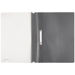 Скоросшиватель А4 пластиковый  серый 0,18мм 4018 inФОРМАТ