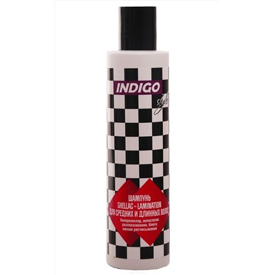 Indigo Style Шампунь Shellac-Lamination для средних и длинных волос, 200 мл 788