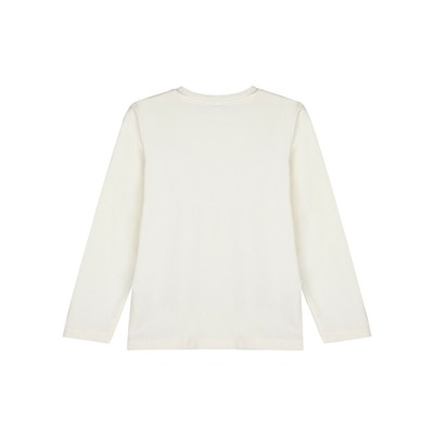 Фуфайка трикотажная для девочек (футболка с длинными рукавами)