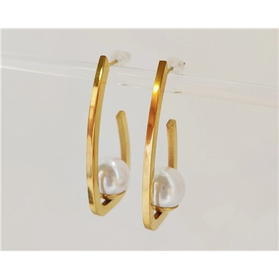 Серьги из стали