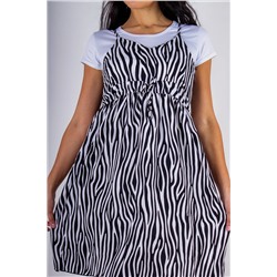 Сарафан с кокеткой+Футболка арт. 8686 НАТАЛИ, 1113938