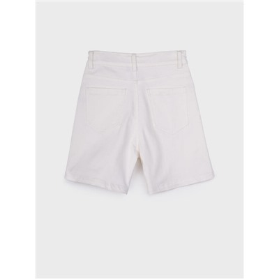 Шорты текстильные джинсовые для девочек