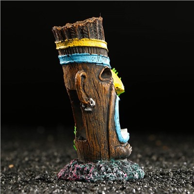 Декор для аквариума «Маска», 7×6×12 см