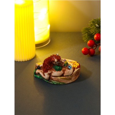 Фигурка гипс «Жеребенок на подкове», 8×8×6.5 см