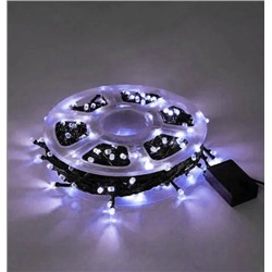 Гирлянда белого свечения 50М, 300LED, 7 РЕЖИМОВ, 220В