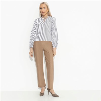 Блуза с акцентными рукавами, Вечный тренд