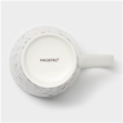 Набор кружек Magistro Terazzo, 350 мл, 2 шт., фарфор, белый