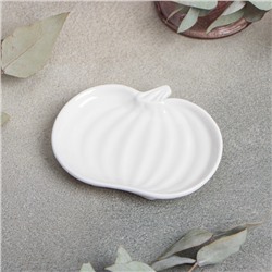 Блюдо для подачи Magistro «Тыковка», d=11.2 см, фарфор, цвет белый