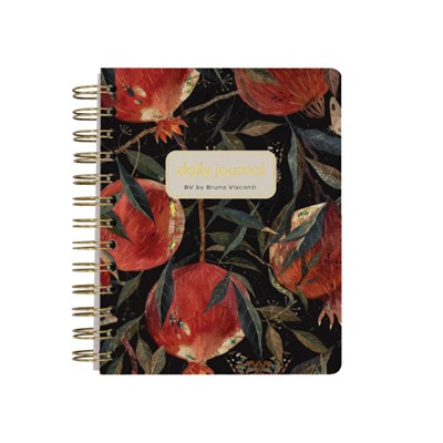 Ежедневник недатированный А6 272 стр. на спирали "ГРАНАТ" 3-703/04 Bruno Visconti
