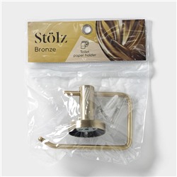 Держатель для туалетной бумаги Stölz basic Bronze, 13×10×5.5 см, бронзовый