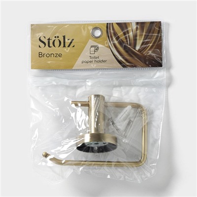Держатель для туалетной бумаги Stölz basic Bronze, 13×10×5.5 см, бронзовый
