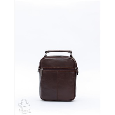 Сумка мужская кожаная 634M brown Fuzhiniao