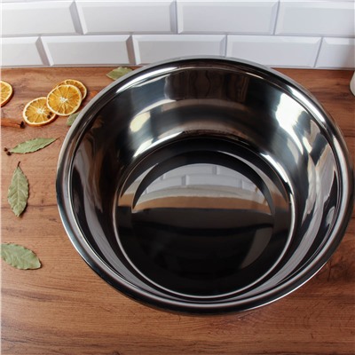 Чаша-салатник 40 см нержавейка 9,5 л h=14.5 см / 40-594 /уп 40/ 0.747