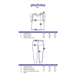Комплект (Футболка+Брючки) PLAYTODAY, 1122341