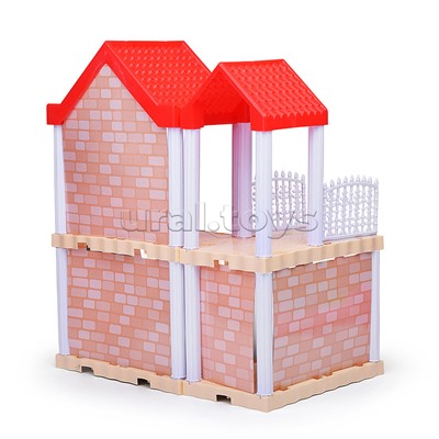 Дом для куклы "Котедж" с мебелью, в коробке