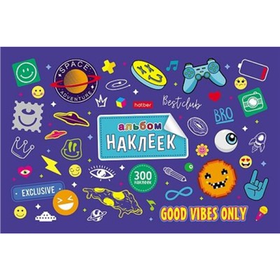 Альбом с наклейками А5 4л "Стикеры" 300 наклеек (087167) 30477 Хатбер