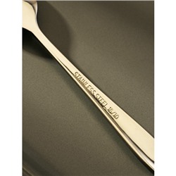 Ложка кофейная Magistro «Эми», длина 12.5 см, нержавеющая сталь, серебристая