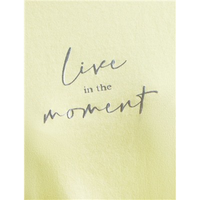 Свободная футболка с принтом из премиального хлопка с эластаном