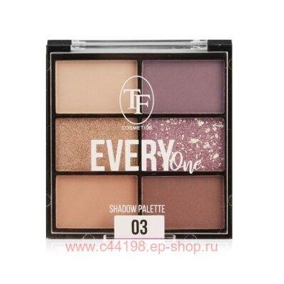 Triumph Тени Палитра тон 03 Розовый 6 тонов Every One СTE 37
