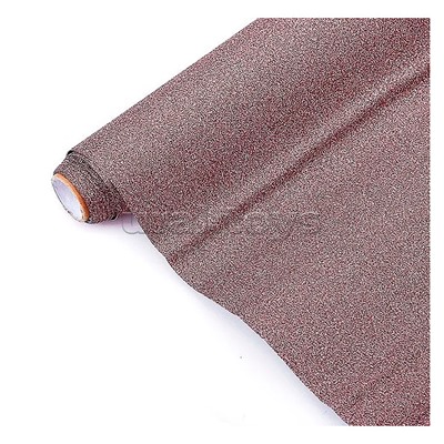 Пленка самоклеящаяся с блестками 45x300 см, бронзовая, PP 100 мкм, в рулоне