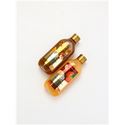 Подарочный набор новогодний в корзине, гель для душа, пена для ванны, мочалка и полотенце, URAL LAB