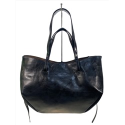 Женская сумка из натуральной кожи, цвет черный