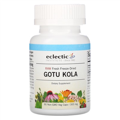 Eclectic Institute, Gotu Kola, 300 mg, 90 Non-GMO Veg Caps
