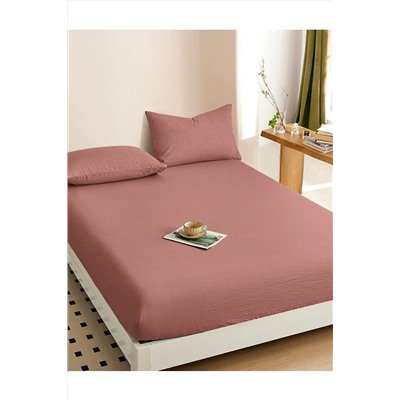 Простыня на резинке, с высотой борта 25 см "boiled cotton" - Вареный (стираный) хлопок» НАТАЛИ, 1048936