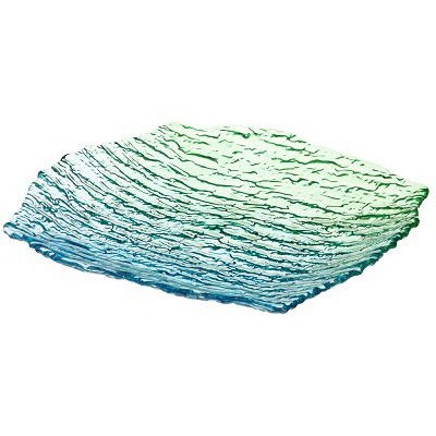 Блюдо 28,5*27*3см квадр. CRYSTAL COLORS, стекло