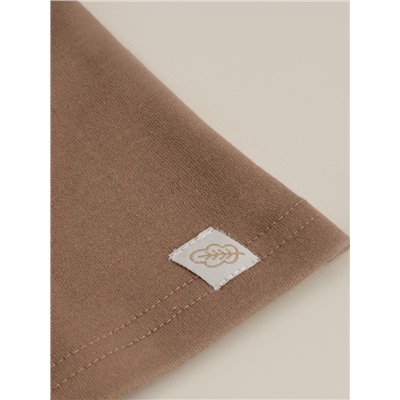 Футболка с длинным рукавом SL HOME, рост 74-80 см, кофейная