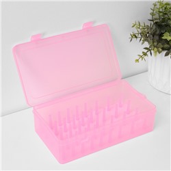 Органайзер для ниток, 42 ячейки, 23.5×13.5×6.5 см, МИКС