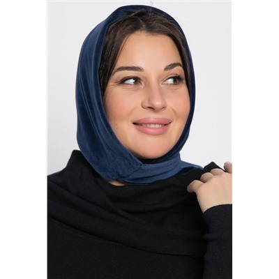 Косынка с завязками Велюр (синяя) КЗВ13-23М