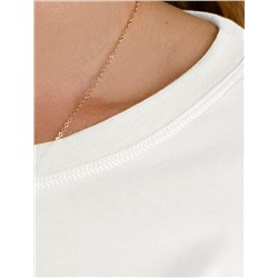 Базовый лонгслив из премиального хлопка с эластаном