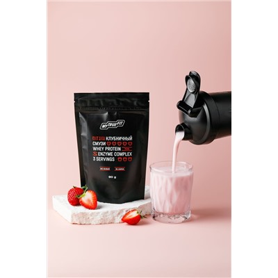 Коктейль протеиновый Клубничный смузи / 90 г ТМ Mytruefit