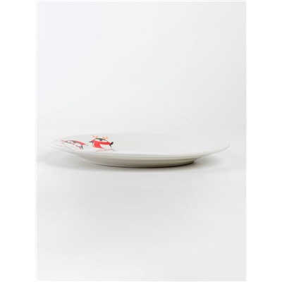 Тарелка новогодняя плоская «С Новым годом», d=20 см