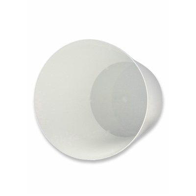 Кашпо для цветов с дренажной вставкой Rosemary, 1.6 л, d=16 см, пластиковое, белое