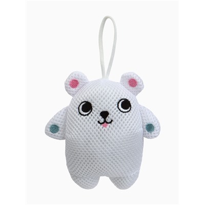 Игрушка - мочалка детская «Белый мишка» Крошка Я