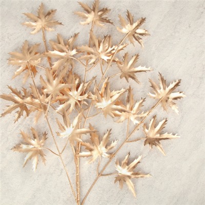 Ветка декоративная 64 см золото / GTN-5 /уп 10/150/500/